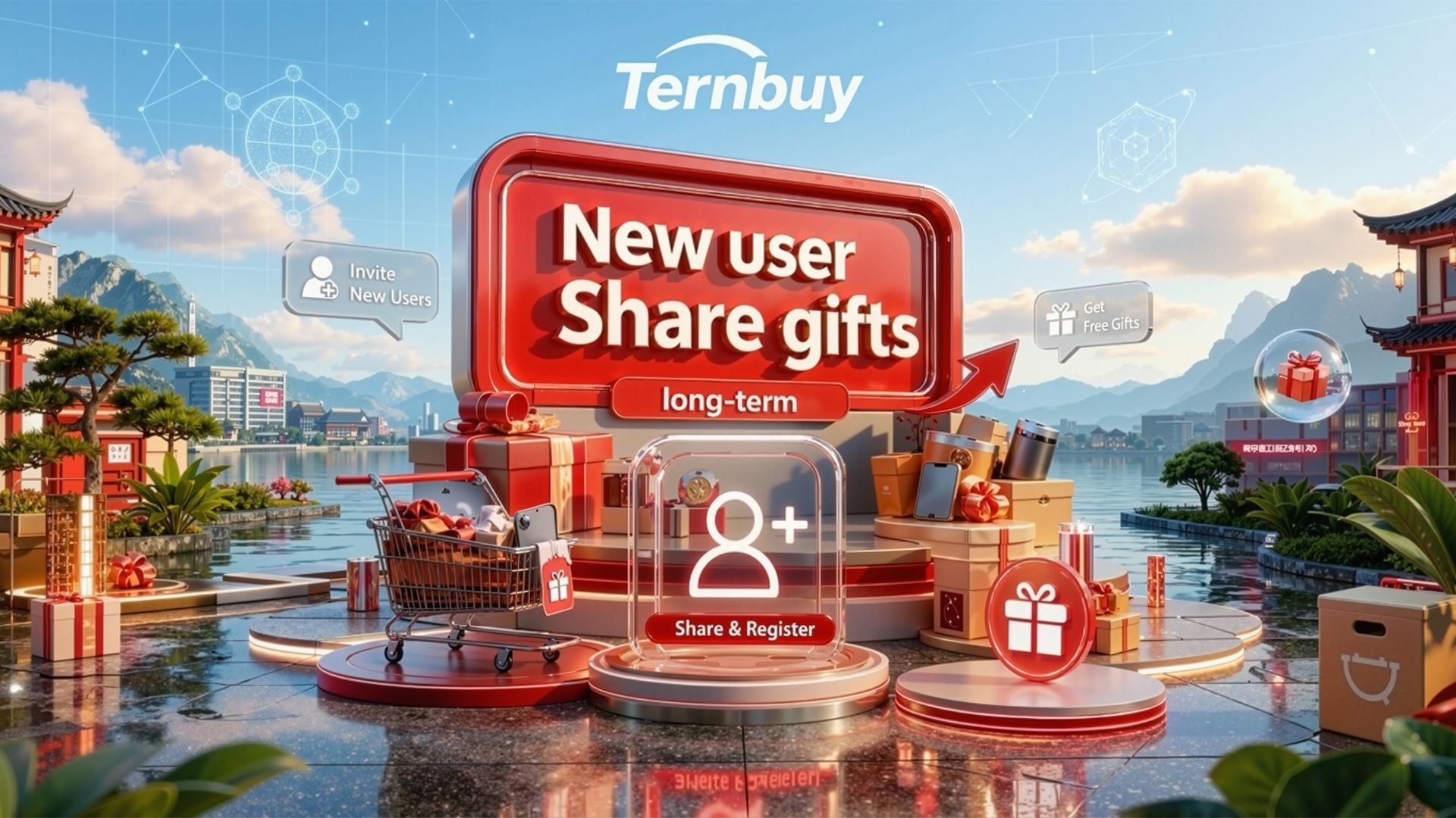 New users share gifts